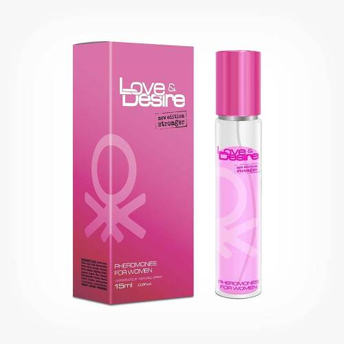 Parfum natural cu feromoni - Love & Desire - pentru femei - 15 ml