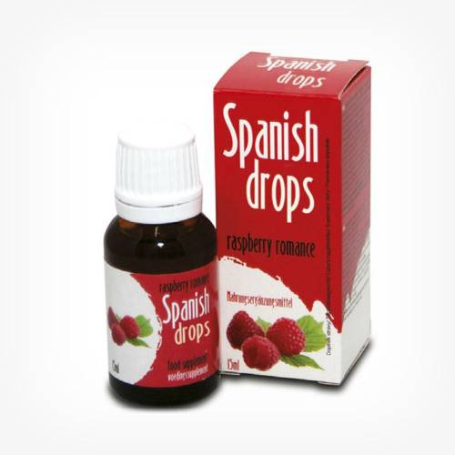 Picaturi afrodisiace Spanish Fly - cu aroma Raspberry Romance - Zmeura - unisex - pentru cresterea libidoului - 15 ml