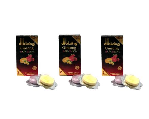 Set 6 Bomboane afrodisiace premium concentrate - DIBLONG GINSENG BONBONS for MEN - pentru potenta - erectie - impotriva ejacularii - 100% natural - 3...