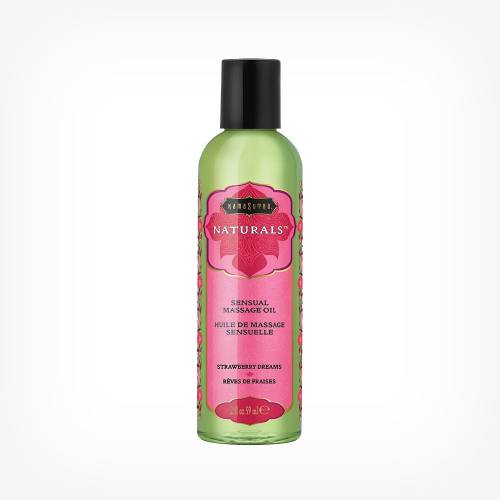 Ulei de masaj Kamasutra Naturals - cu aroma de Strawberry Dreams - Capsuni - 59 ml