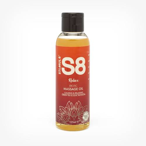 Ulei de masaj S8 Relax - Green Tea & Lilac Blossom - ceai verde si liliac - 125 ml