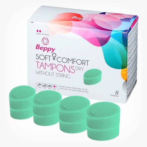 Tampoane interne - bureti menstruatie - Beepy & Comfort Dry - 8 buc