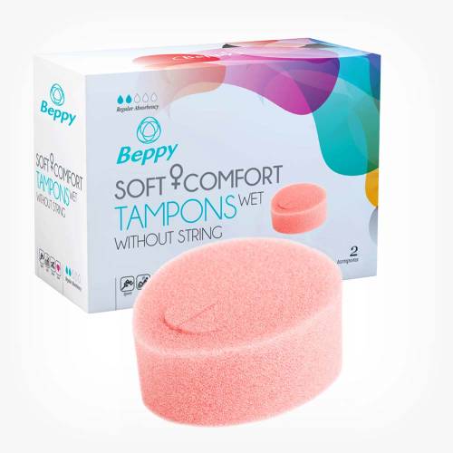 Tampoane interne - bureti menstruatie - Beepy & Comfort Wet - 2 buc