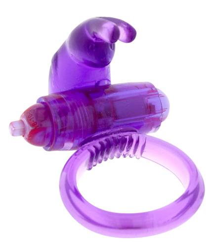 Iepurasul Inel Vibrator pentru Penis - Violet