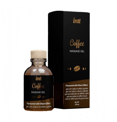 Gel INTT COFFEE efect 4 in 1 - masaj erotic - sex oral - excitare si cresterea libidoului - lubrifiant - cu efect de incalzire - 30 ml