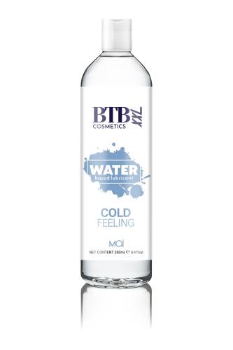 Lubrifiant alunecos - BTB WATER Cold Feeling - pe baza de apa - cu senzatie de racoare - 250 ml
