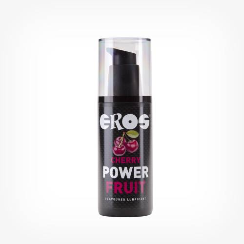 Lubrifiant Eros Power Fruit - foarte alunecos - pe baza mixta - aroma Cirese - 125 ml