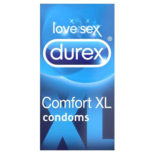 Durex Confort XL Prezervative Extra Mari pentru un Confort Sporit 6 bucati