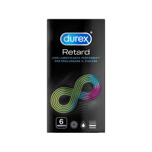 Durex Intarziere Placere Prelungita Prezervative cu Lubrifiant Performa pentru Mai Mult Timp de Placere 6 bucati