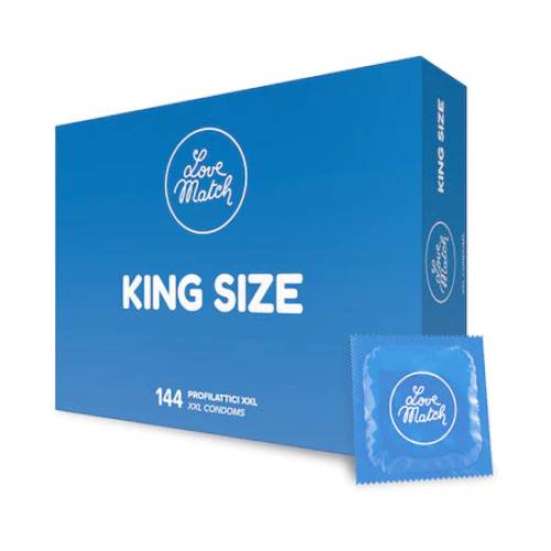 Prezervative profesionale - Love Match KING SIZE XXL - dimensiune 60 mm - 144 buc