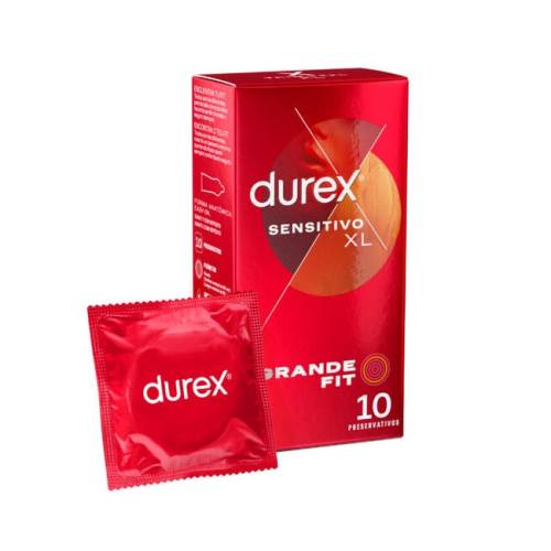 Prezervative ultra subtiri Durex Sensitivo XL - grande fit - 60 mm - 1 cutie x 10 buc