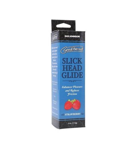 Gel pentru sex oral - GoodHead SLICK Head - imbunatateste placerea si reduce frecarea - aroma de Capsuni (Strawberry) - 113 g