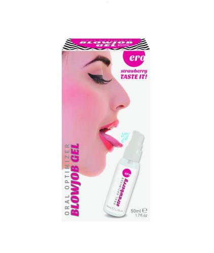 Gel pentru sex oral - Oral Optimizer Blowjob ERO - aroma de capsuni - 50 ml