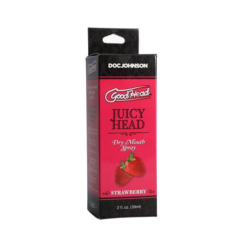 Spray pentru sex oral - GoodHead Juicy Head - Dry Mouth - umiditate instantanee - cu aroma de Capsuni - 59 ml