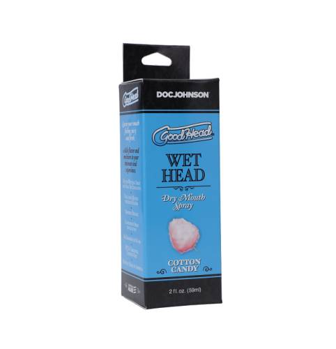 Spray pentru sex oral - GoodHead WET Head - Dry Mouth - umiditate instantanee - cu aroma de Vata de Zahar (Cotton Candy) - 59 ml