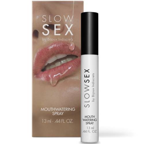 Spray pentru sex oral Slow Sex by Bijoux Indiscrets MouthWatering - creste productia de saliva - aroma citrice - 13 ml