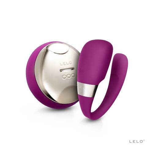 LELO Tiani 3 Vibrator cu Telecomanda pentru Cupluri - culoare Violet
