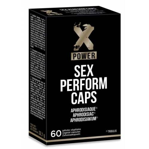 Afrodisiac premium natural XPower Sex Perform Caps - pentru libido - erectii - testosteron - 60 capsule