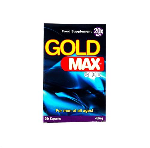 Capsule Gold max Blue - pentru potenta - erectii puternice si stimularea libidoului barbatilor - 20 buc