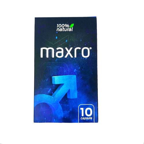 Capsule MAXRO - pentru imbunatatirea performantelor sexuale - cresterea apetitului sexual si erectie - pentru barbati - 10 buc