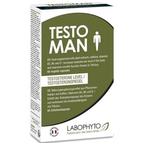 Capsule TESTOMAN Testosterone - LaboPhyto - pentru erectii puternice si cresterea nivelului de testosteron - 60 capsule