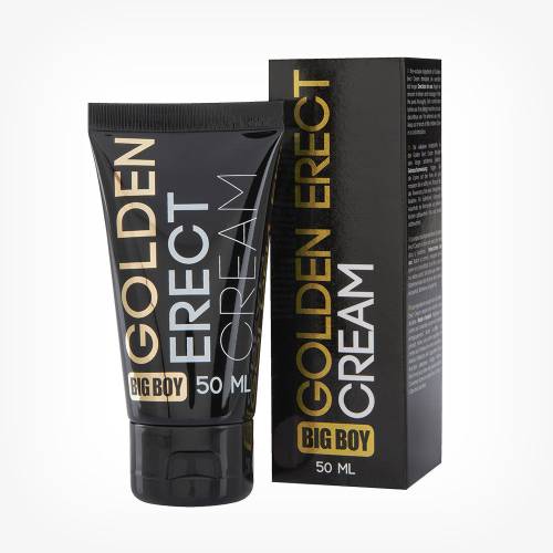 Crema Big Boy Golden Erect - pentru erectii puternice si rezistenta sexuala - 50 ml