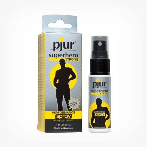 Spray cocentrat Pjur Superhero Performance STRONG - pentru intarzierea ejacularii si stimularea erectiei - 20 ml