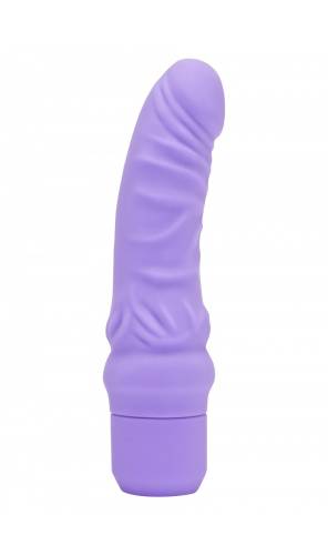 Get Real Mini Vibrator Realist pentru Punctul G din Silicon - culoare Violet
